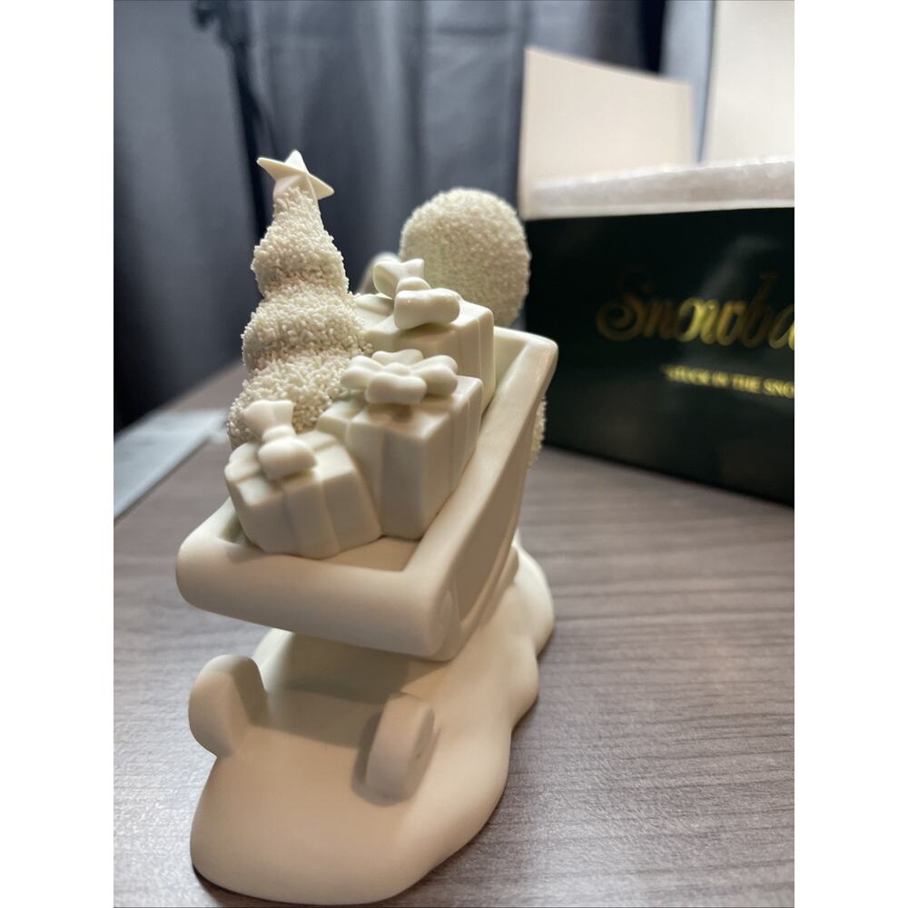 Snowbabies - Stuck In The Snow - #68932 Department 56 Vintage - Picture 2 of 11